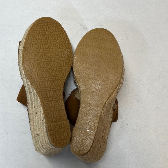 ADRIENNE Vittadini Jute wedge Jeweled Espadrille  - Russet 6M - Picture 5 of 5